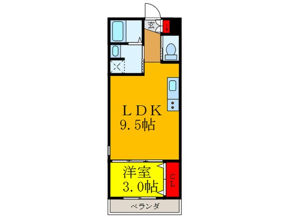 ルーエイズミの物件間取画像